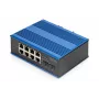 DIGITUS Industrial 8+2 -Port Gigabit Ethernet PoE Switch 8 Port GE PoE RJ45 2 GE SFP Port
