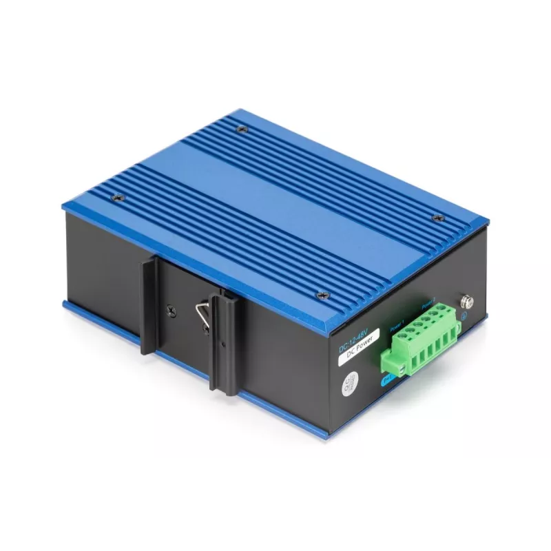 DIGITUS Industrial 8+2 -Port Gigabit Ethernet PoE Switch 8 Port GE PoE RJ45 2 GE SFP Port