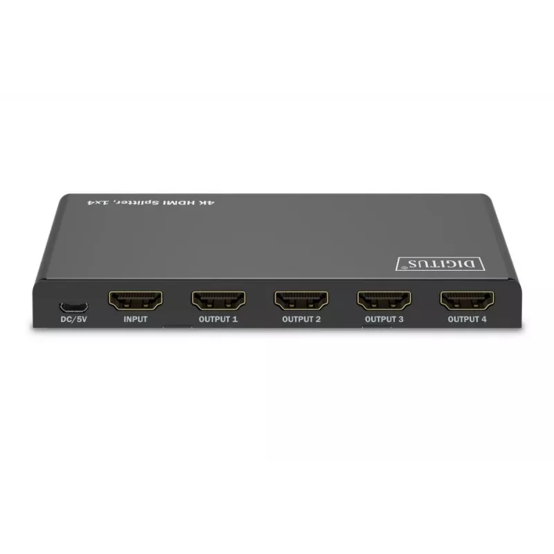 DIGITUS 1x4 HDMI Splitter. 4K/60Hz HDCP 2.3. EDID Control