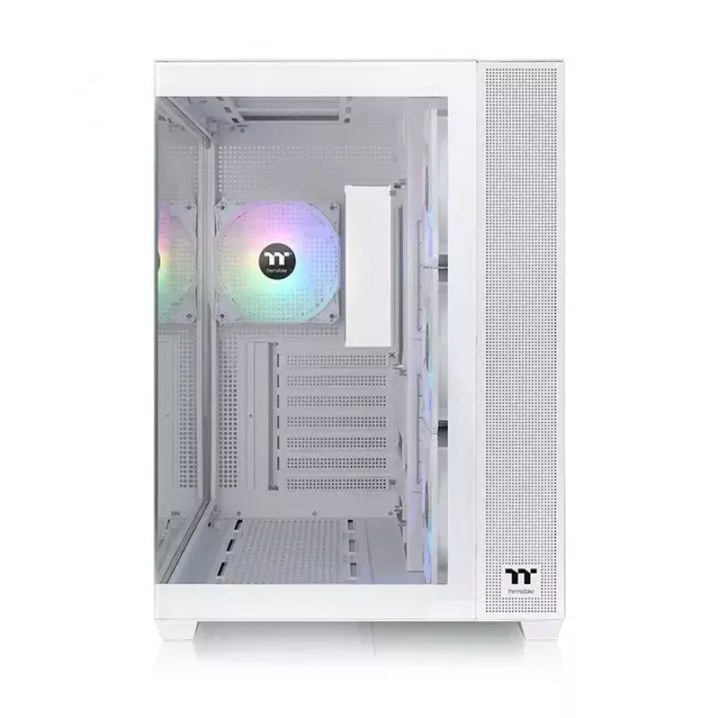 PC-Gehäuse Thermaltake View 380 TG ARGB Snow Midi-Tower Weiß