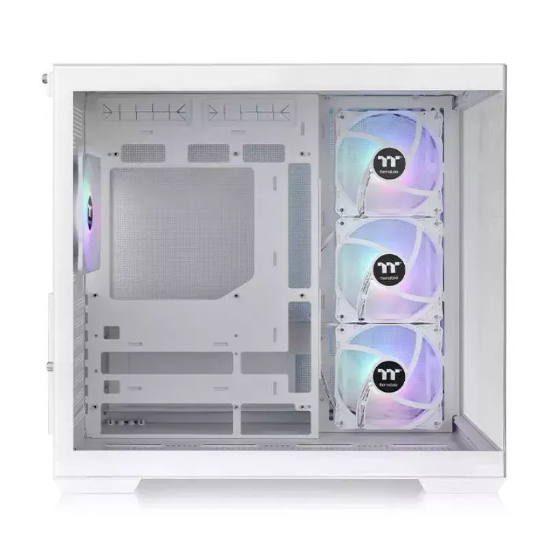 PC-Gehäuse Thermaltake View 380 TG ARGB Snow Midi-Tower Weiß