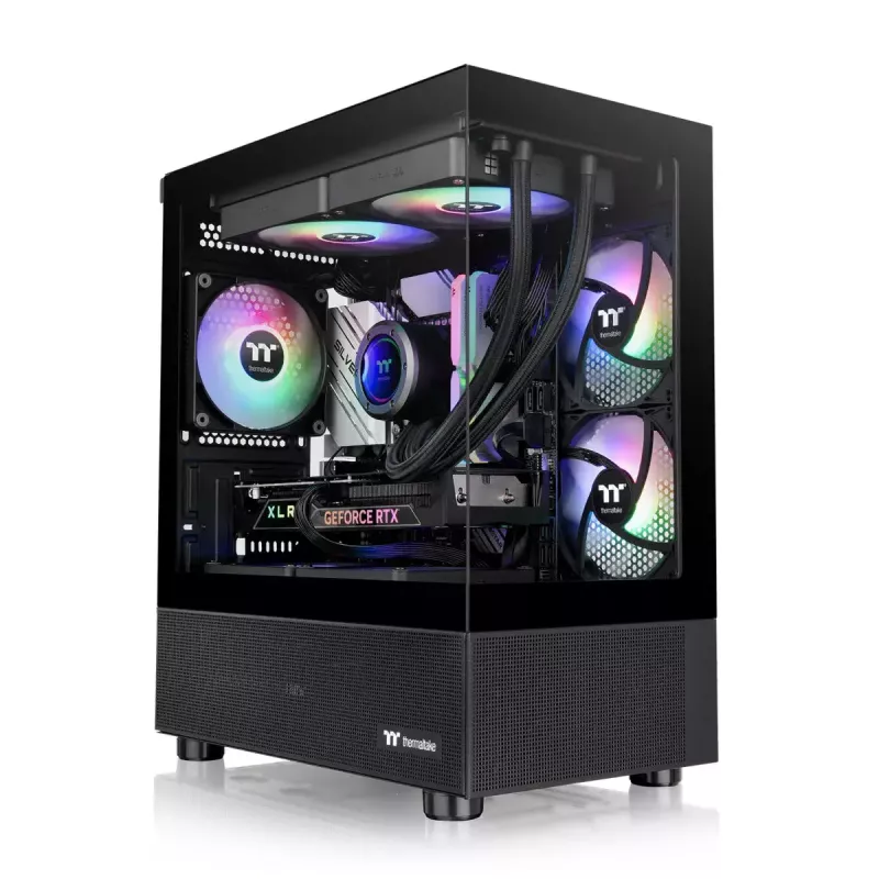 PC-Gehäuse Thermaltake View 170 TG ARGB Micro Tower Schwarz