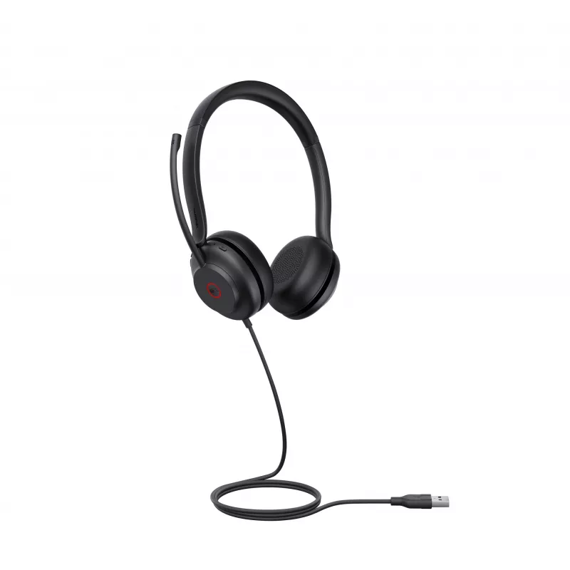 Yealink UH35 Dual Teams USB-A Headset, kabelgebunden, Büro/Callcenter, 20 - 20000 Hz, 139,5 g, Headset, Schwarz