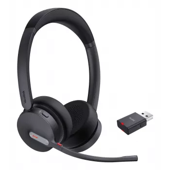 Yealink WH64 Hybrid Dual UC Headset Kabellos Kopfband Büro/Callcenter Micro-USB Bluetooth Schwarz