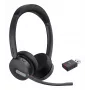 Yealink WH64 Hybrid Dual UC Headset Kabellos Kopfband Büro/Callcenter Micro-USB Bluetooth Schwarz