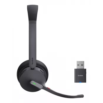 Yealink WH64 Hybrid Dual UC Headset Kabellos Kopfband Büro/Callcenter Micro-USB Bluetooth Schwarz