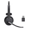 Yealink WH64 Hybrid Mono UC Headset Kabellos Headband Büro/Callcenter Micro-USB Bluetooth Schwarz