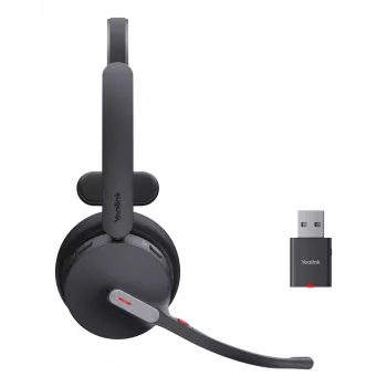Yealink WH64 Hybrid Mono UC Headset Kabellos Headband Büro/Callcenter Micro-USB Bluetooth Schwarz