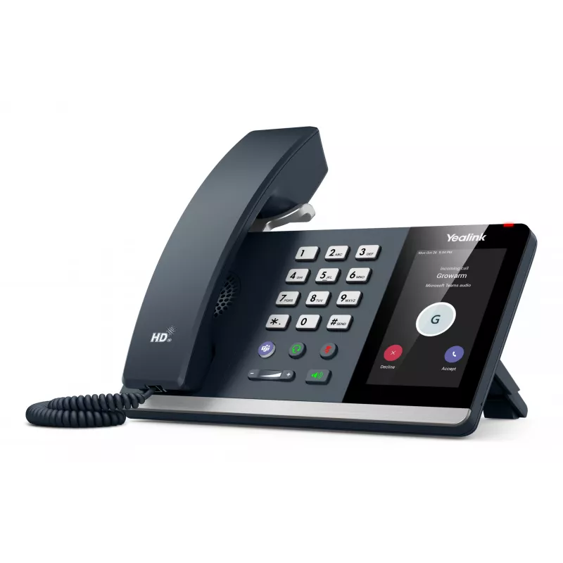 Yealink MP54 E2 Teams, IP-Telefon, Grau, Kabelgebundener Hörer, LCD, 10,2 cm (4 Zoll), 480 x 800 Pixel
