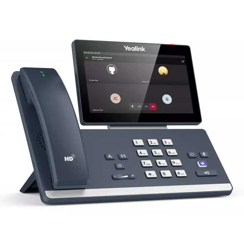 Yealink MP58-WH E2 Teams, IP-Telefon, Grau, Kabelgebundener Hörer, LCD, 17,8 cm (7 Zoll), 1024 x 600 Pixel