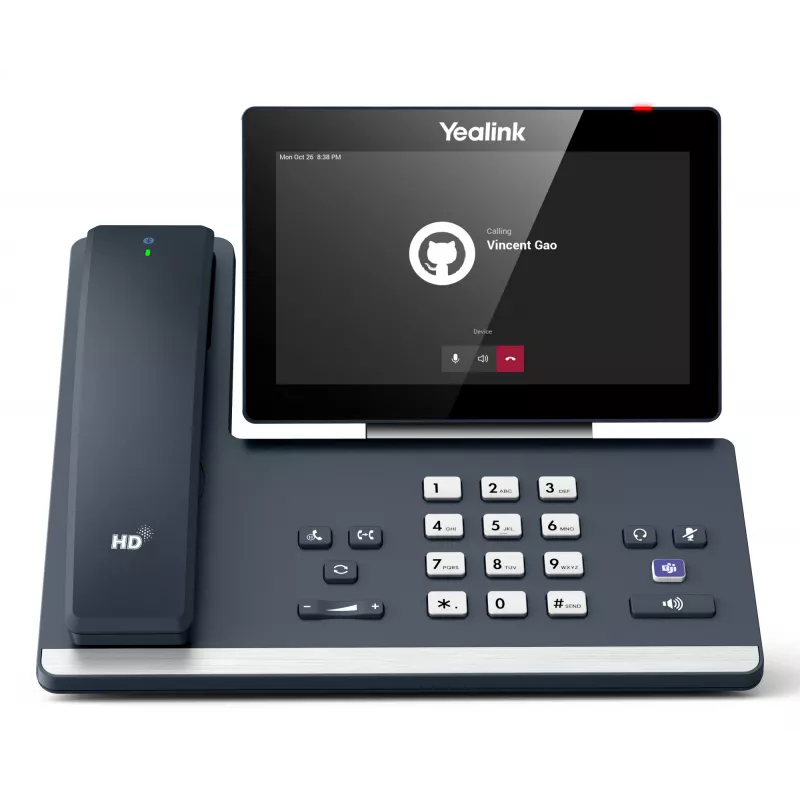 Yealink MP58-WH E2 Teams, IP-Telefon, Grau, Kabelgebundener Hörer, LCD, 17,8 cm (7 Zoll), 1024 x 600 Pixel