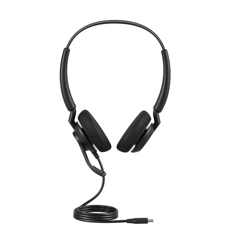 Jabra Engage 40 - USB-C UC Stereo, Kabelgebunden, Büro/Callcenter, 63 g, Headset, Schwarz