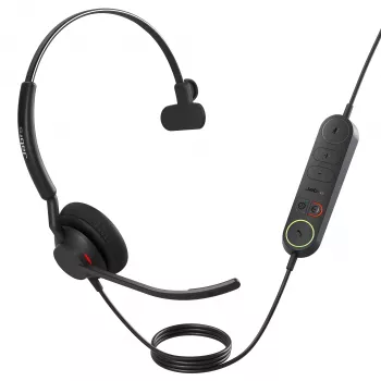 Jabra Engage 40 - (Inline Link) USB-A UC Mono, Kabelgebunden, Büro/Callcenter, 50 - 20000 Hz, 45 g, Headset, Schwarz