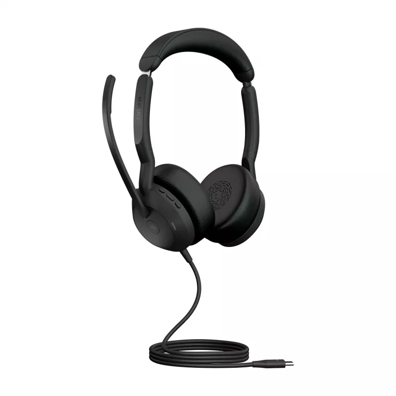 Jabra Evolve2 50 - USB-C MS Stereo, Kabelgebunden, 20 - 20000 Hz, Büro/Callcenter, 127 g, Headset, Schwarz