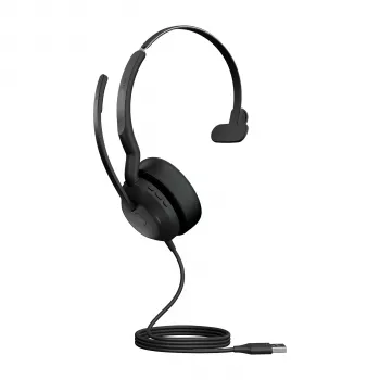 Jabra Evolve2 50 - USB-A MS Mono, Kabelgebunden, 20 - 20000 Hz, Büro/Callcenter, 127 g, Headset, Schwarz