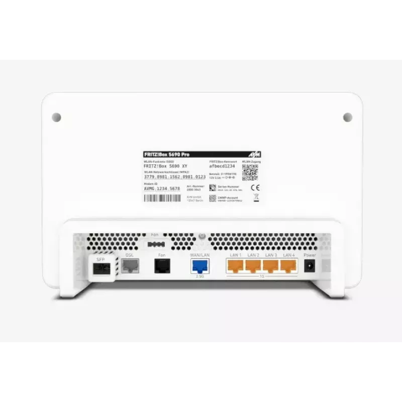Box 5690 Pro Wireless Router Gigabit Ethernet Tri-Band (2,4 GHz / 5 GHz / 5 GHz) Weiß