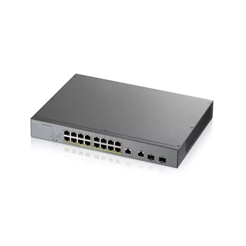 Zyxel GS1350-18HP-EU0101F Netzwerk-Switch Managed L2 Gigabit Ethernet (10/100/1000) Power over Ethernet (PoE) Grau