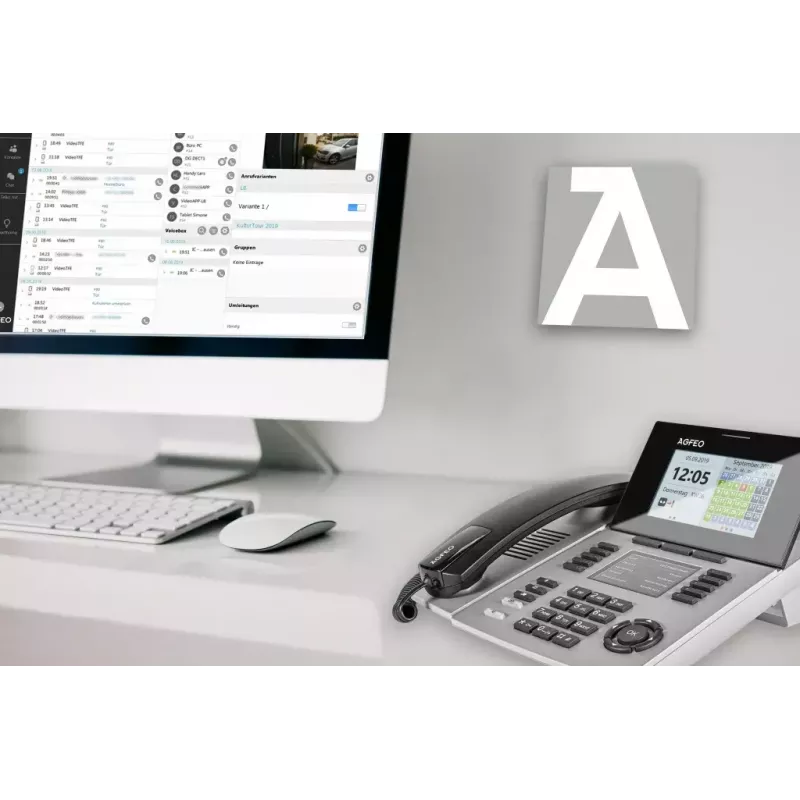 IP-Telefon AGFEO ST 56 Silber LCD