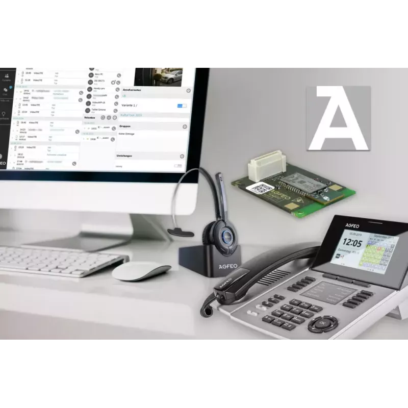 IP-Telefon AGFEO ST 56 Silber LCD