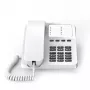 Analoges Telefon Gigaset DESK 400 Weiß Kabelgebundener Hörer 10 Telefonbucheinträge
