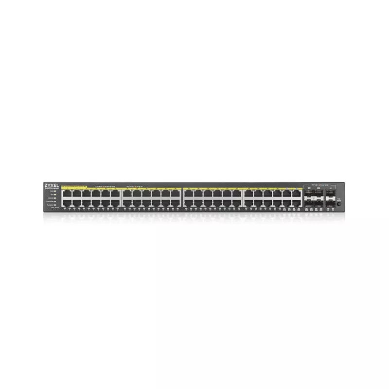 Zyxel GS2220-50HP-EU0101F Netzwerk-Switch Managed L2 Gigabit Ethernet (10/100/1000) Power over Ethernet (PoE) Schwarz