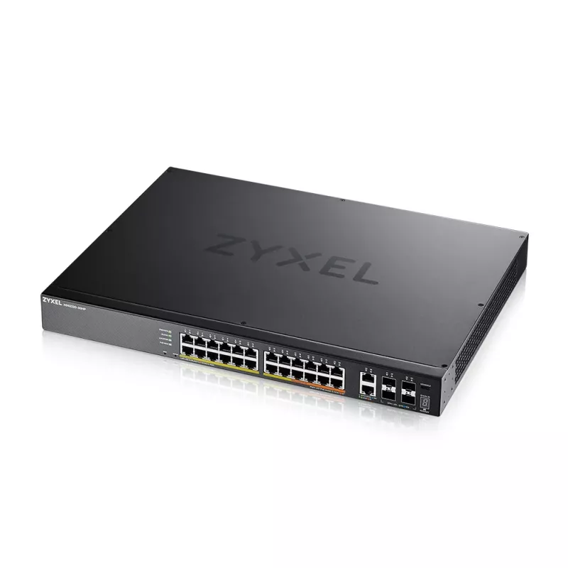 Zyxel XGS2220-30HP Managed L3 Gigabit Ethernet (10/100/1000) Power over Ethernet (PoE) Schwarz