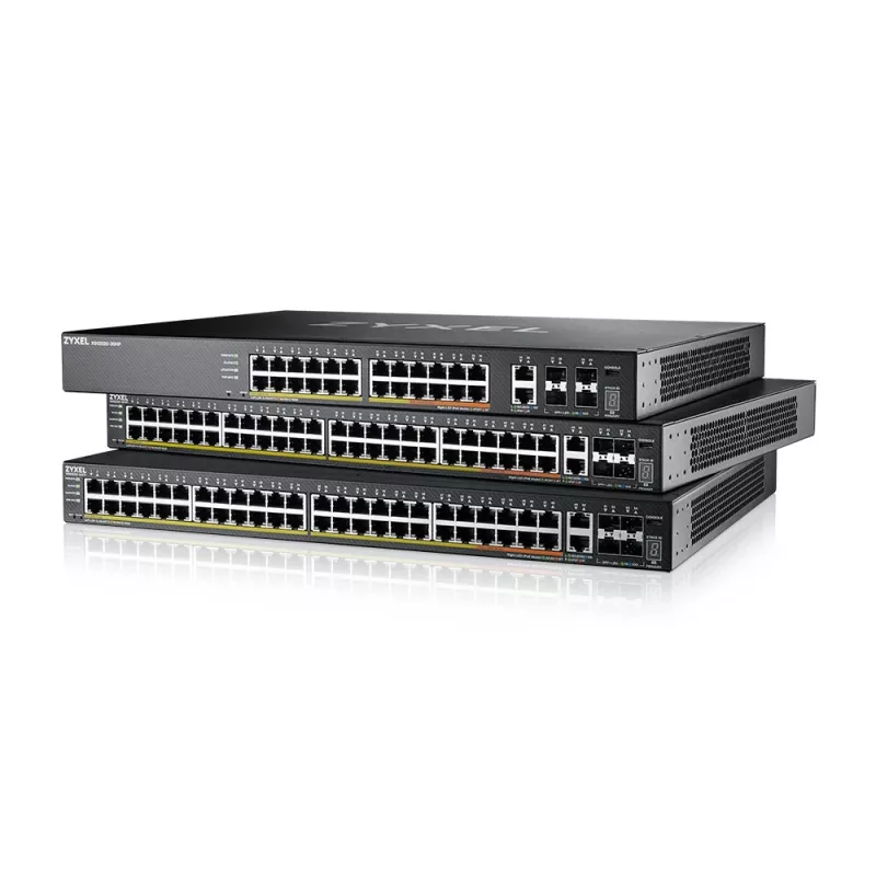 Zyxel XGS2220-30HP Managed L3 Gigabit Ethernet (10/100/1000) Power over Ethernet (PoE) Schwarz