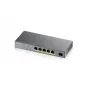 Zyxel GS1350-6HP-EU0101F Netzwerk-Switch Managed L2 Gigabit Ethernet (10/100/1000) Power over Ethernet (PoE) Grau