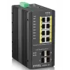 Zyxel RGS200-12P Managed L2 Gigabit Ethernet (10/100/1000) Power over Ethernet (PoE) Schwarz