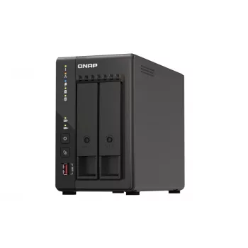 QNAP TS-253E NAS Tower Intel® Celeron® J6412 8 GB 0 TB QNAP QTS Schwarz