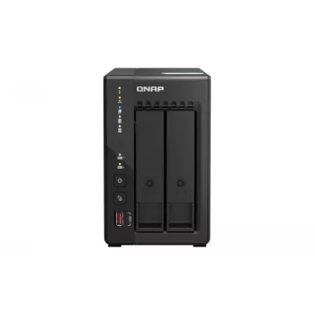 QNAP TS-253E NAS Tower Intel® Celeron® J6412 8 GB 0 TB QNAP QTS Schwarz
