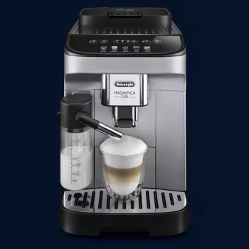 Espressomaschine De’Longhi Magnifica ECAM 290.61.SB — vollautomatisch, 1,8 l Wassertank, Touch-Steuerung, 1450 W, silber