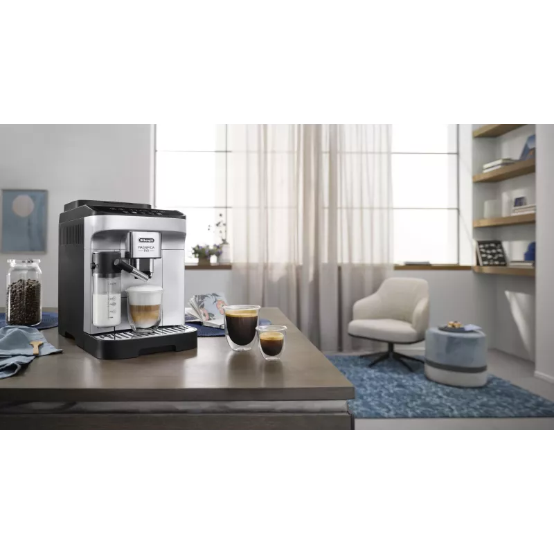 Espressomaschine De’Longhi Magnifica ECAM 290.61.SB — vollautomatisch, 1,8 l Wassertank, Touch-Steuerung, 1450 W, silber