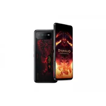 ASUS ROG Phone 6 Diablo Immortal Edition 17,2 cm (6,78 Zoll) Dual SIM Android 12 5G USB Typ-C 16 GB 512 GB 6000 mAh Schwarz, Rot