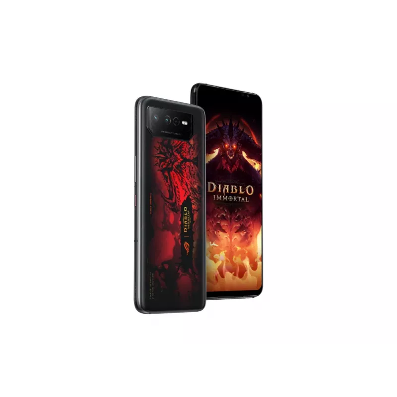 ASUS ROG Phone 6 Diablo Immortal Edition 17,2 cm (6,78 Zoll) Dual SIM Android 12 5G USB Typ-C 16 GB 512 GB 6000 mAh Schwarz, Rot