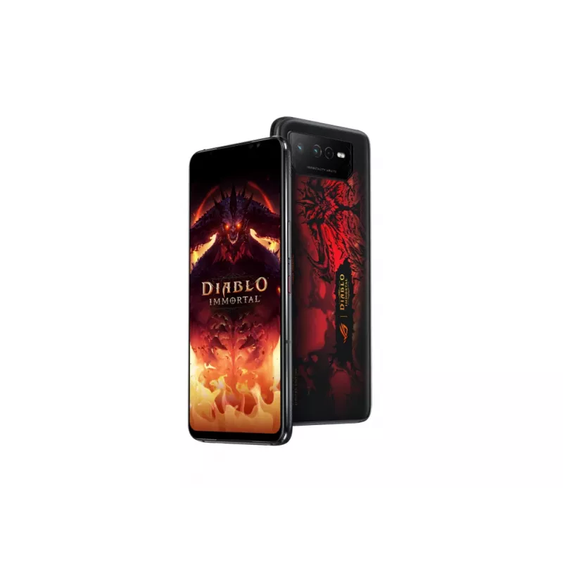ASUS ROG Phone 6 Diablo Immortal Edition 17,2 cm (6,78 Zoll) Dual SIM Android 12 5G USB Typ-C 16 GB 512 GB 6000 mAh Schwarz, Rot
