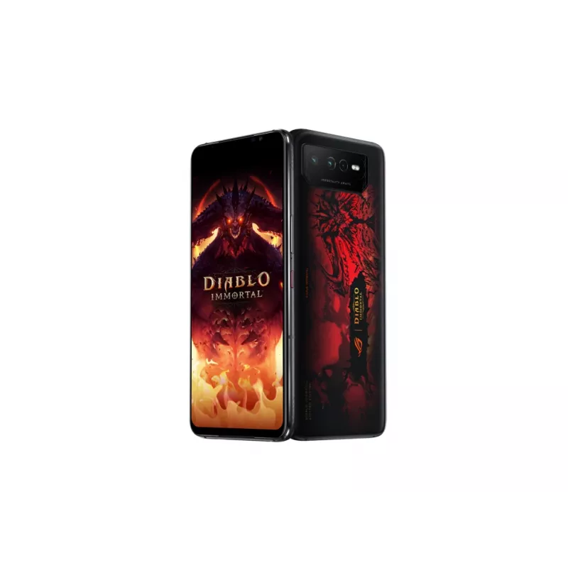 ASUS ROG Phone 6 Diablo Immortal Edition 17,2 cm (6,78 Zoll) Dual SIM Android 12 5G USB Typ-C 16 GB 512 GB 6000 mAh Schwarz, Rot