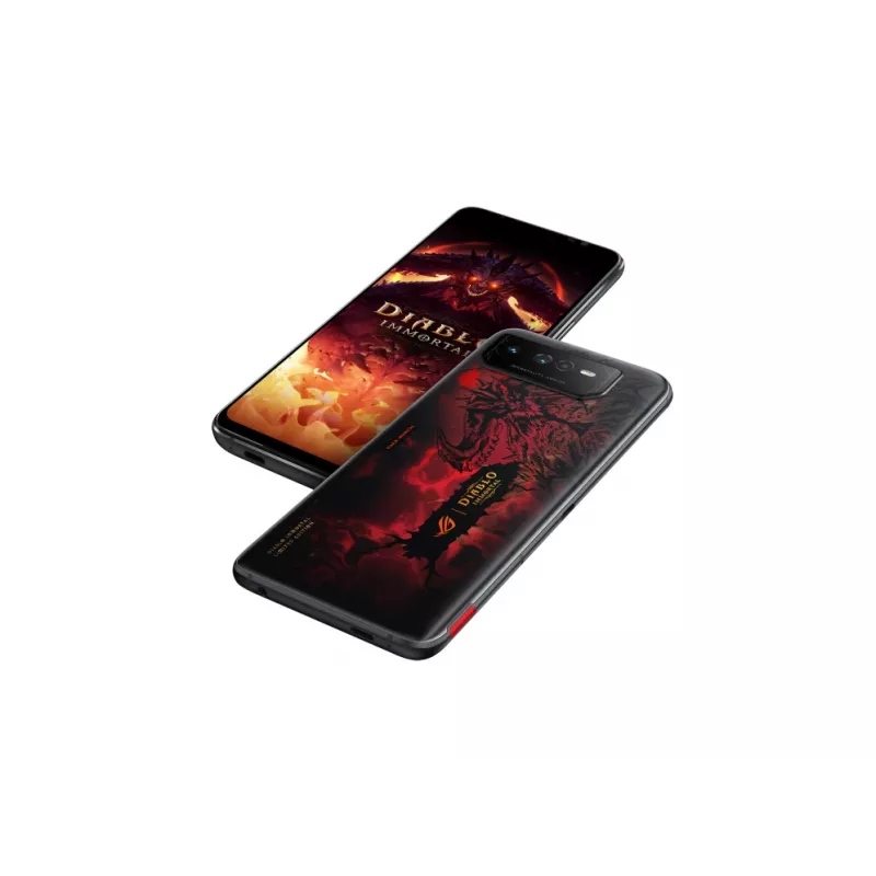 ASUS ROG Phone 6 Diablo Immortal Edition 17,2 cm (6,78 Zoll) Dual SIM Android 12 5G USB Typ-C 16 GB 512 GB 6000 mAh Schwarz, Rot