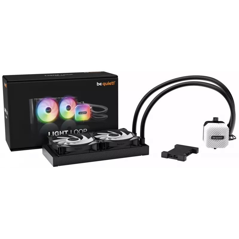 be quiet! LIGHT LOOP 240mm Schwarz Prozessor All-in-One-Flüssigkeitskühler 12 cm 1 Stk.