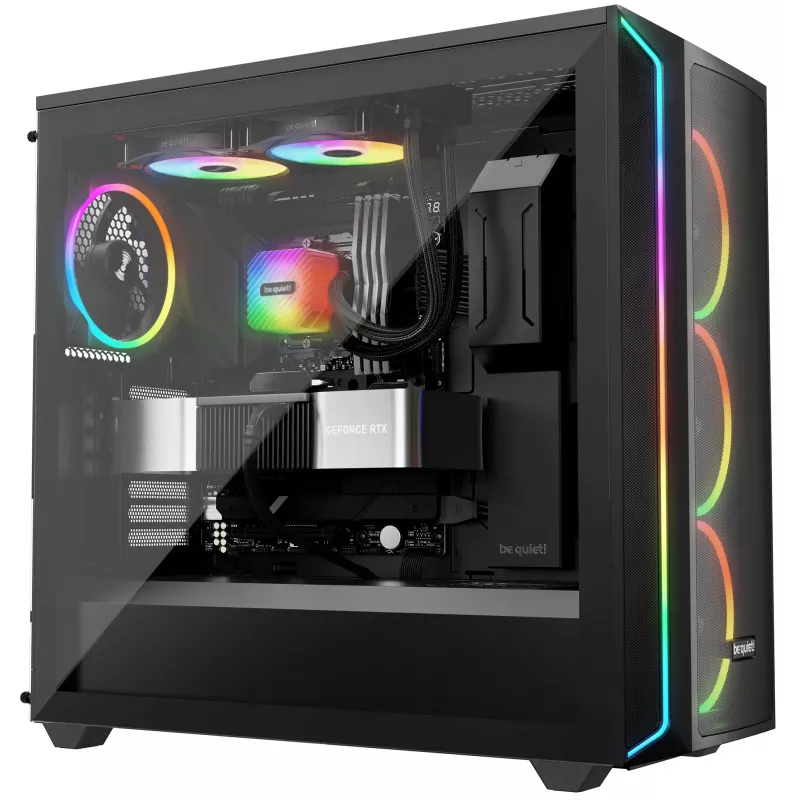be quiet! LIGHT LOOP 240mm Schwarz Prozessor All-in-One-Flüssigkeitskühler 12 cm 1 Stk.