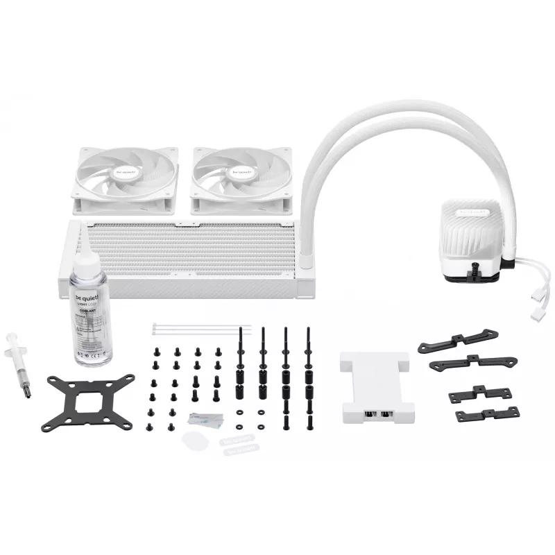 be quiet! LIGHT LOOP 240mm White Prozessor All-in-One-Flüssigkeitskühler 12 cm 1 Stk.