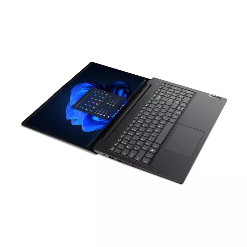 Laptop Lenovo V V15 AMD Ryzen 5 7520U, 15,6 Zoll Full HD, 16 GB LPDDR5, 512 GB SSD, AMD Radeon 610M, Windows 11 Pro, Schwarz