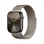 APPLE Watch Series 10 GPS + Cellular 46mm Natural Titanium Gehäuse mit Natural Milanese Loop - S/M