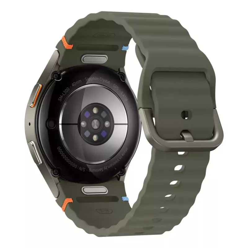 Samsung Galaxy Watch7 3,3 cm (1,3 Zoll) AMOLED 40 mm Digital 432 x 432 Pixel Touchscreen Grün Wi-Fi GPS (Satellit)