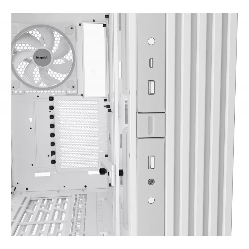 PC-Gehäuse be quiet! LIGHT BASE 900 DX Weiß Full Tower — ATX/EATX-Unterstützung, Glas-Seitenteil, Multi-RGB, max. GPU 495 mm, CPU-Kühlerhöhe 190 mm