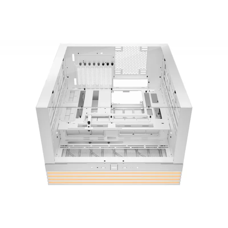 PC-Gehäuse be quiet! LIGHT BASE 900 DX Weiß Full Tower — ATX/EATX-Unterstützung, Glas-Seitenteil, Multi-RGB, max. GPU 495 mm, CPU-Kühlerhöhe 190 mm