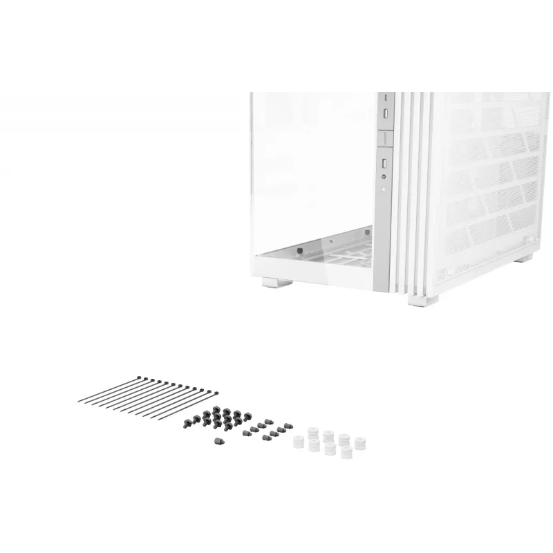 PC-Gehäuse be quiet! LIGHT BASE 900 DX Weiß Full Tower — ATX/EATX-Unterstützung, Glas-Seitenteil, Multi-RGB, max. GPU 495 mm, CPU-Kühlerhöhe 190 mm