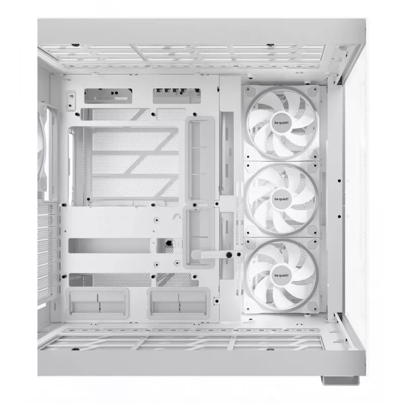 PC-Gehäuse be quiet! LIGHT BASE 900 DX Weiß Full Tower — ATX/EATX-Unterstützung, Glas-Seitenteil, Multi-RGB, max. GPU 495 mm, CPU-Kühlerhöhe 190 mm