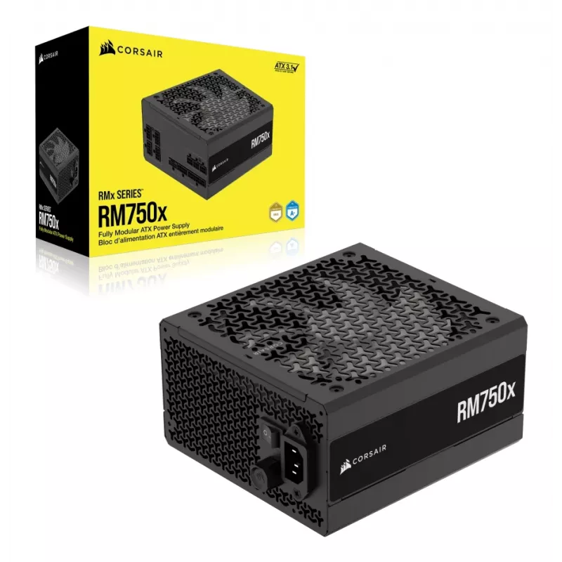 CORSAIR Netzteil – 750 W RM750x 24-Pin ATX Schwarz