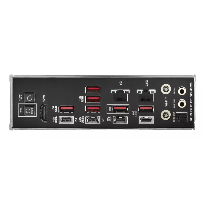 Motherboard ASUS ROG CROSSHAIR X870E HERO — AMD X870E, Sockel AM5, ATX, 4× DDR5 DIMM, 192 GB, Wi‑Fi 7, Bluetooth 5.4